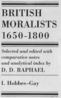 British Moralists, 1650-1800 0872201201 Book Cover