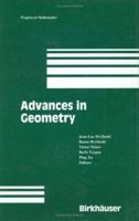 Advances in Geometry 0817640444 Book Cover