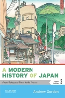 A Modern History of Japan: From Tokugawa Times to the Present 0195110617 Book Cover