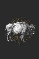 The Buffalo: Buffalos Notebook, Dotted Bullet (6 X 9 - 120 Pages) Animal Themed Notebook for Daily Journal, Diary, and Gift 1093714433 Book Cover
