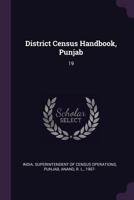 District Census Handbook, Punjab: 19 1378958764 Book Cover