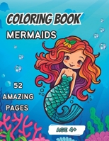 Coloring book for kids: Mermaids B0C6W8B5P9 Book Cover