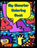 My Monster Coloring Book B0BMZBG8BD Book Cover