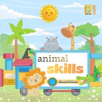 Animal Skills: Book and Colouring Pages B095GL6QD2 Book Cover