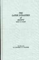 Later Dynasties of Egypt, Xxth-Xxxist 0890050058 Book Cover