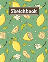 Sketchbook: 8.5 x 11 Notebook for Creative Drawing and Sketching Activities with Lemon Themed Cover Design 1710203307 Book Cover