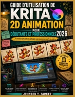 GUIDE D'UTILISATION DE KRITA 2D ANIMATION POUR DÉBUTANTS ET PROFESSIONNELS 2026: Un manuel pratique étape par étape pour créer des animations ... des projets prêts à l'expo (French Edition) B0HBQ3WRP2 Book Cover