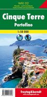 Cinque Terre - Portofino, Wanderkarte 1:50.000, WKI 02 (English, German and Italian Edition) 3707917959 Book Cover