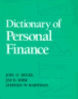 Dictionary of Personal Finance 0028973933 Book Cover