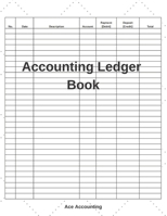 Accounting Ledger Book: A Simple Accounting Ledger Notebook for Bookkeeping 1670016196 Book Cover