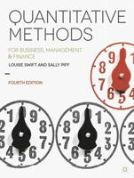 Quantitative Methods For Business, Management And Finance 1403935289 Book Cover