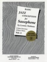 Basic Jazz Conception For Saxophone Volume 2 w/cd 1934638013 Book Cover