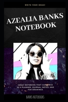 Azealia Banks Notebook: Great Notebook for School or as a Diary, Lined With More than 100 Pages. Notebook that can serve as a Planner, Journal, Notes and for Drawings. 1711812846 Book Cover