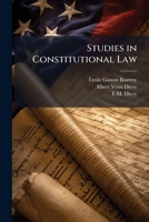 Studies in Constitutional Law 1023823357 Book Cover
