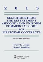 Select Restatement Uniform Comm Code First Year Contr 2013 Supp 1454827939 Book Cover