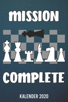 Kalender 2020: Schach A5 Kalender Planer für ein erfolgreiches Jahr - 110 Seiten (German Edition) 1672892872 Book Cover
