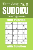 Very Easy Sudoku Nr.8: 480 puzzles with solution 1695739035 Book Cover