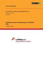 Die Reform der Verordnung Nr. 261/2004 (EG) 3668249717 Book Cover