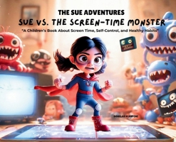 Sue Vs. The Screen Time Monster: A Children's Book About Screen Time, Self Control, and Healthy Habits. (The Sue Adventures) B0GVPNCS73 Book Cover