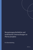 Rezeptionsgeschichtliche Und Textkritische Untersuchungen Zu Flavius Josephus 9004052631 Book Cover