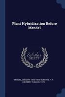 Plant Hybridization Before Mendel 1340079585 Book Cover