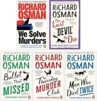 Richard Osman Thursday Murder Club 5 Book Mystery Box Set – The Thursday Murder Club, The Man Who Died Twice, The Bullet That Missed, The Last Devil to Die & We Solve Murders B0GHF6N96Y Book Cover