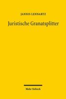 Juristische Granatsplitter: Sprache Und Argument Bei Carl Schmitt in Weimar 3161564626 Book Cover