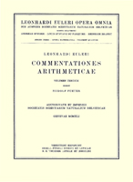 Commentationes Arithmeticae 3rd Part 3764314036 Book Cover