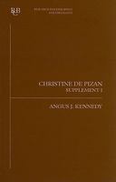 Christine de Pizan: A Bibliographical Guide, Supplement 1 0729303772 Book Cover