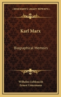 Karl Marx, Biographical Memoirs 101603329X Book Cover