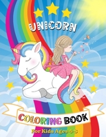Unicorn Coloring Book for Kids Ages 4-8: A Fantasy Unicorn Coloring Book For Stress Relieving B08PX93YPN Book Cover