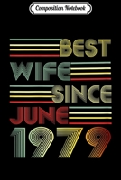 Composition Notebook: Womens 7th Wedding Anniversary Gift Best Wife Since 2012 Journal/Notebook Blank Lined Ruled 6x9 100 Pages 1673694519 Book Cover