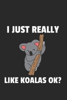 Koala Notizbuch: Koala Notizbuch f�r Liebhaber / Notizheft / Notizblock A5 (6x9in) Dotted Notebook / Punkteraster / 120 gepunktete Seiten 1671761332 Book Cover