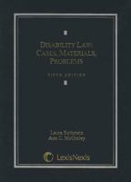 Disability Law: Cases, Materials, Problems 1422476332 Book Cover