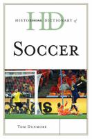Historical Dictionary of Soccer 144225534X Book Cover