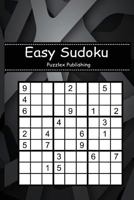Easy Sudoku: Sudoku Puzzle Game For Beginers With Abstract Background Cover 1793468419 Book Cover