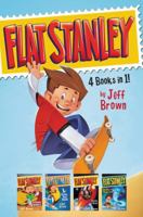 Flat Stanley 4 Books in 1!: Flat Stanley, His Original Adventure; Stanley, Flat Again!; Stanley in Space; Stanley and the Magic Lamp 0062496700 Book Cover