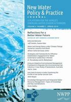 New Water Policy and Practice Journal: Volume 4, Number 2, Spring 2018 1633917282 Book Cover