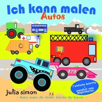 Ich kann Autos malen: Autos malen für Kinder Schritt-für-Schritt 3985180083 Book Cover