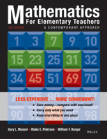 Mathematics for Elementary Teachers: A Contemporary Approach [with WileyPLUS Code] 1118761391 Book Cover