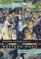 Norton Anthology of Western Music, Volume Two: Classic to Romantic 039392162X Book Cover