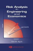 Risk Analysis in Engineering and Economics 1584883952 Book Cover