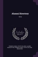 Alumni Directory: 1913 1378929217 Book Cover