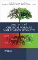 Analysis of Chemical Warfare Degradation Products 0470745878 Book Cover