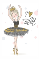 I love Ballet: coloring book for adults high-quality designs [stress relieving] B08BF2PKXT Book Cover