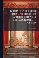 Beitr. Zur Krit. D. Griech. Anthologie 1179840925 Book Cover