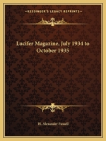 Lucifer Magazine, July 1934 to October 1935 0766137732 Book Cover