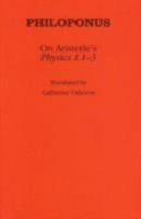 On Aristotle's "physics 1.1-3" 0801444411 Book Cover
