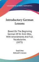 Introductory German Lessons 1021958913 Book Cover