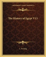 The History of Egypt V13 1162591048 Book Cover